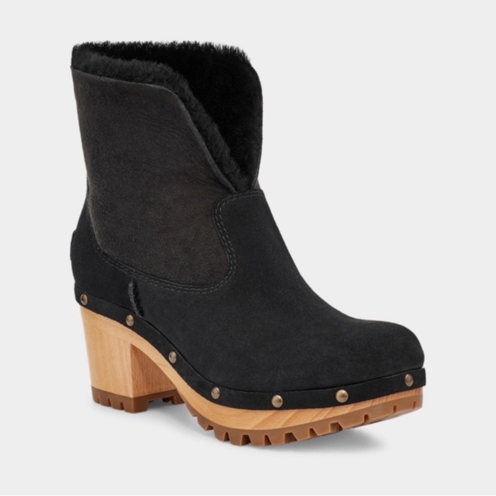 Stylish Black Suede Women's Ankle Boots